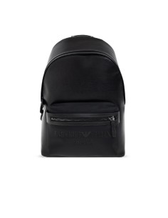 Emporio Armani - Mochila de Piel con Logo