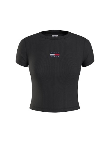 Tommy Jeans - Camiseta Cropped con Parche
