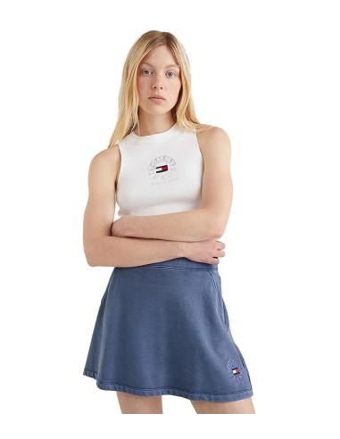 Tommy Jeans - Camiseta Cropped con Logo