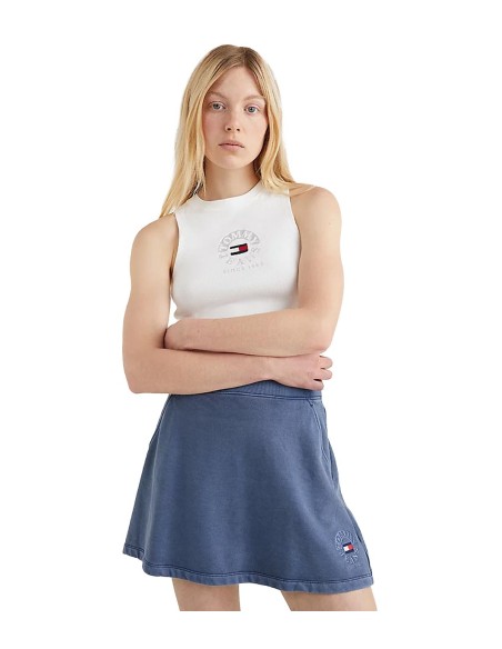 Tommy Jeans - Camiseta Cropped con Logo