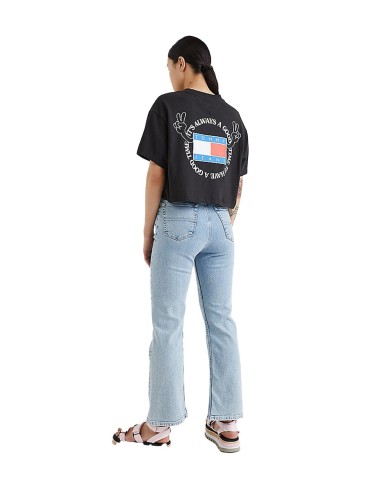 Tommy Jeans - Camiseta Oversize Cropped