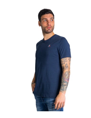 Camisetas Ess Tee Ss N°3 M Dress Bl Hombre Marino