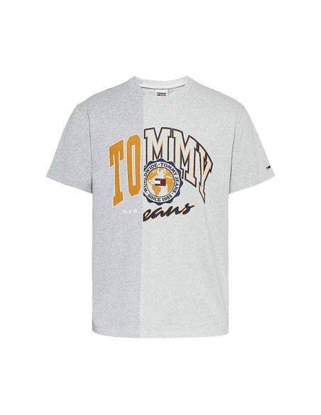 Tommy Jeans - Camiseta con Logo Ensamblado