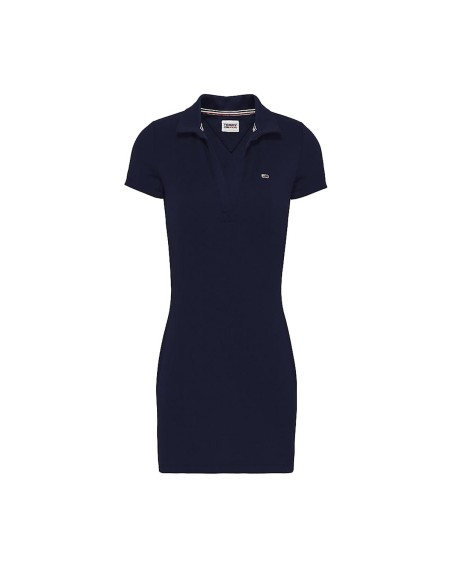 Tommy Jeans - Vestido Ajustado Tipo Polo