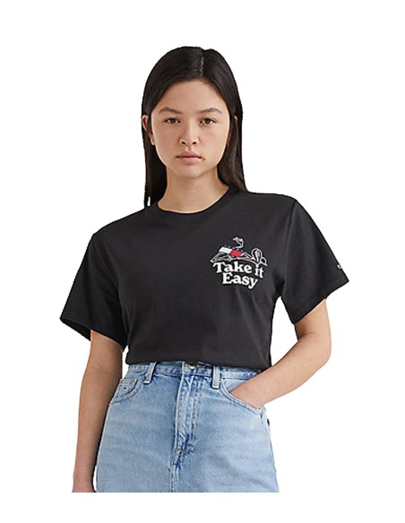 Tommy Jeans - Camiseta con Eslogan