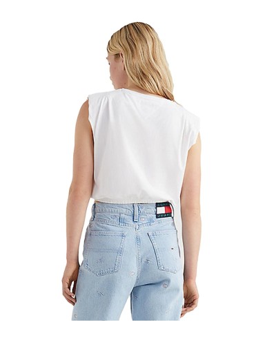 Tommy Hilfiger - Camiseta de Corte Cropped
