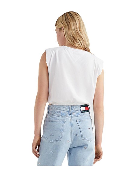 Tommy Hilfiger - Camiseta de Corte Cropped