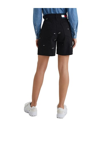 Tommy Jeans - Pantalón Corto Mom con Bordado