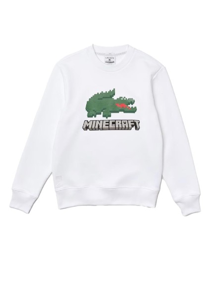 Lacoste x Minecraft - Sudadera Unisex en Felpa Ecológica