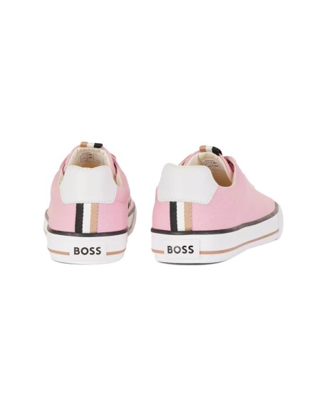 Boss - Zapatillas de Lona de Algodón