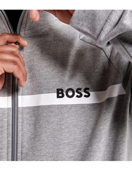 Hugo Boss - Chaqueta Con Logo Y Raya