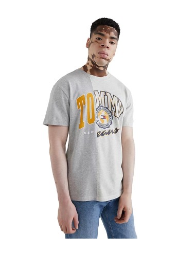 Tommy Jeans - Camiseta con Logo Ensamblado