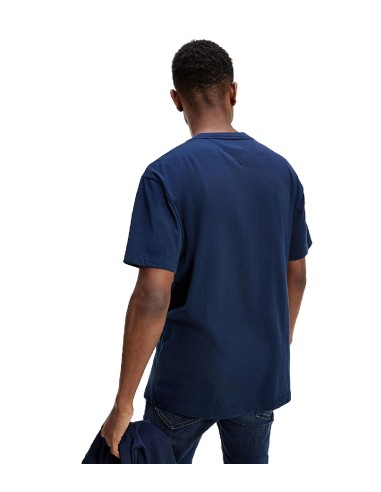 Tommy Jeans - Camiseta Plaid Centre Flag