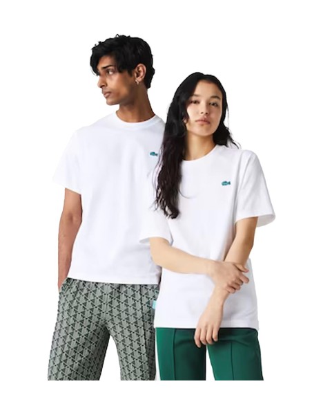 Lacoste - Camiseta Unisex en Algodón con Logo