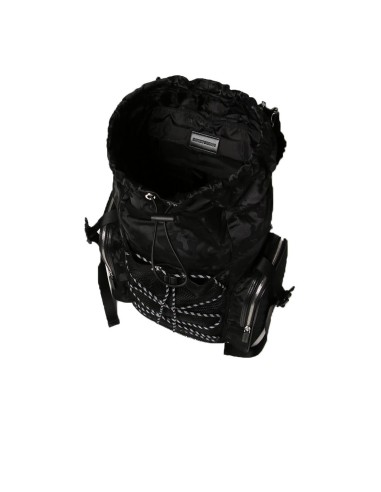 Emporio Armani - Mochila con Logo Metálico
