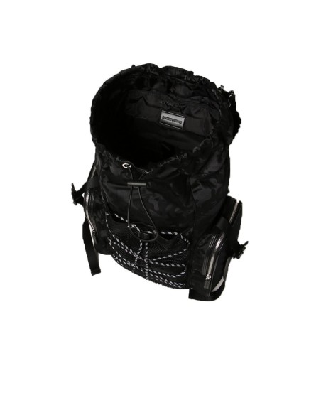 Emporio Armani - Mochila con Logo Metálico