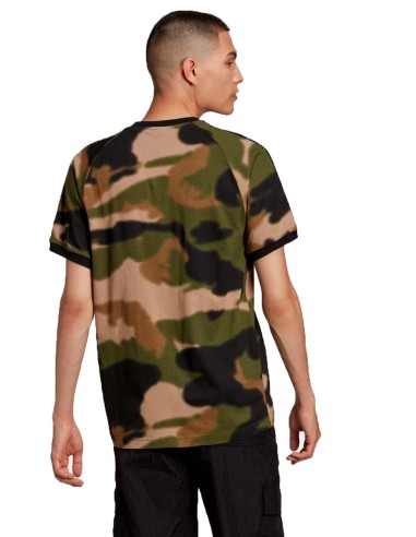 adidas Originals - Camiseta Camo 3-Stripes