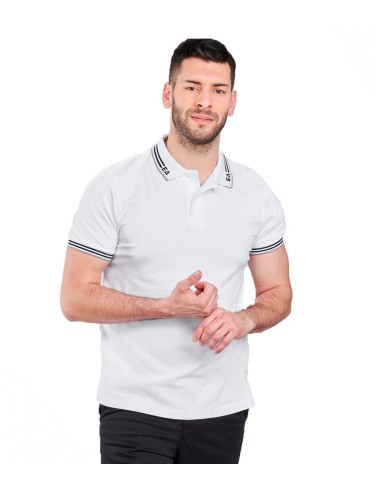 Emporio Armani - Polo Clásico con Logo en el Cuello