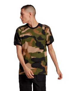 adidas Originals - Camiseta Camo 3-Stripes
