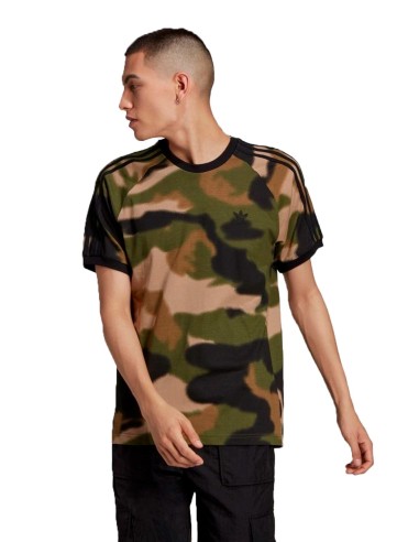 adidas Originals - Camiseta Camo 3-Stripes