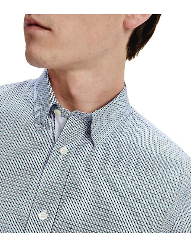 Tommy Hilfiger - Camisa Slim Square Print