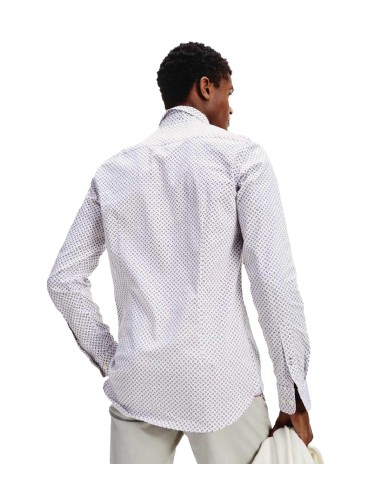 Tommy Hilfiger - Camisa Slim con Estampado Geométrico
