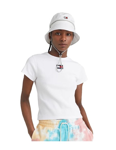 Tommy Hilfiger - Camiseta Cropped con Parche