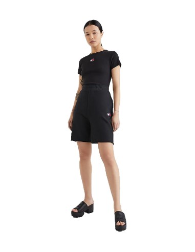 Tommy Jeans - Camiseta Cropped con Parche