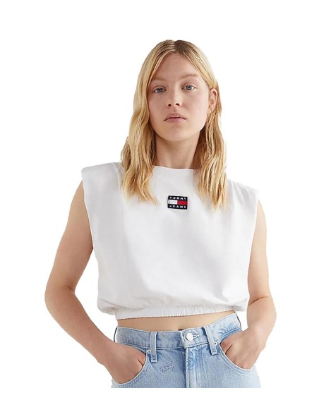 Tommy Hilfiger - Camiseta de Corte Cropped