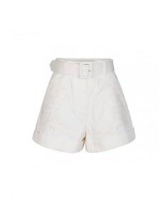 Self-Portrait - Pantalones para Mujer Blancos - Short