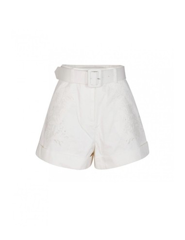 Self-Portrait - Pantalones para Mujer Blancos - Short