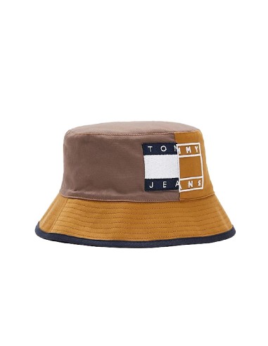 Tommy Hilfiger - Gorro Bucket Reversible con Logo