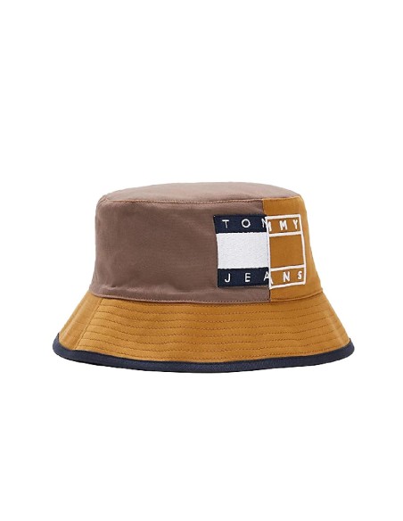 Tommy Hilfiger - Gorro Bucket Reversible con Logo