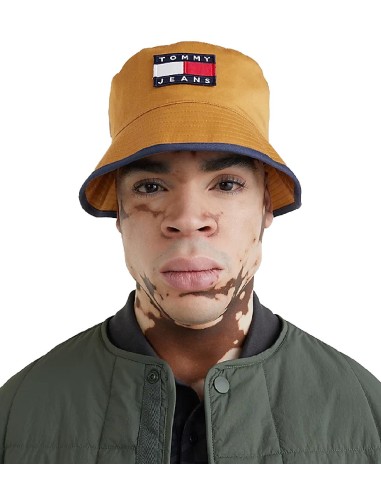 Tommy Hilfiger - Gorro Bucket Reversible con Logo