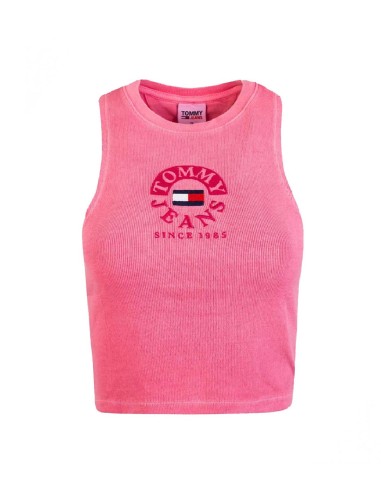 Tommy Hilfiger - Camiseta Crop Timeless