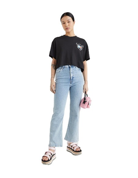 Tommy Jeans - Camiseta Oversize Cropped