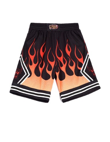 Mitchell & Ness - Pantalón Flames Swingman Chicago Bulls