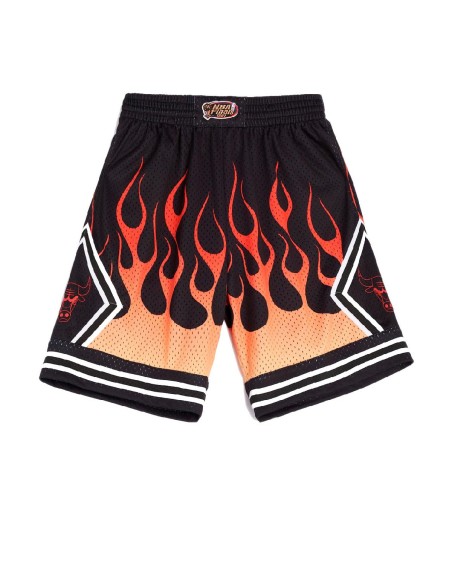 Mitchell & Ness - Pantalón Flames Swingman Chicago Bulls