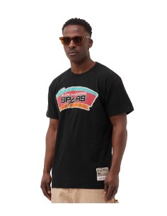 Mitchell & Ness - Camiseta San Antonio Spurs Worn Logo