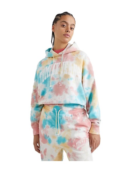 Tommy Hilfiger - Sudadera Desteñida con Logo