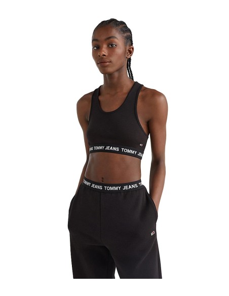 Tommy Hilfiger - Camiseta de Corte con Inscripción