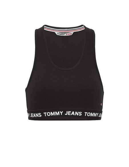 Tommy Hilfiger - Camiseta de Corte con Inscripción