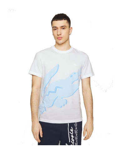 Lacoste - Camiseta Summer Turtle Neck S Blanca