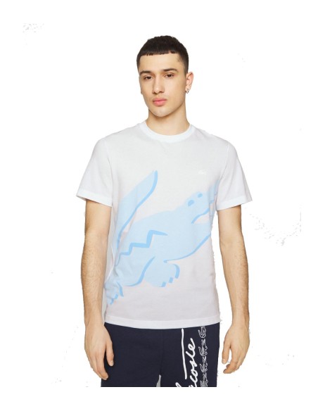 Lacoste - Camiseta Summer Turtle Neck S Blanca