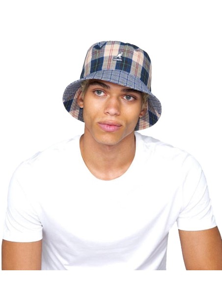 KANGOL - Gorro Plaid Mashup