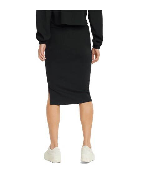 Puma - Falda Classics Ribbed Midi Skir