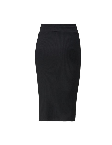 Puma - Falda Classics Ribbed Midi Skir
