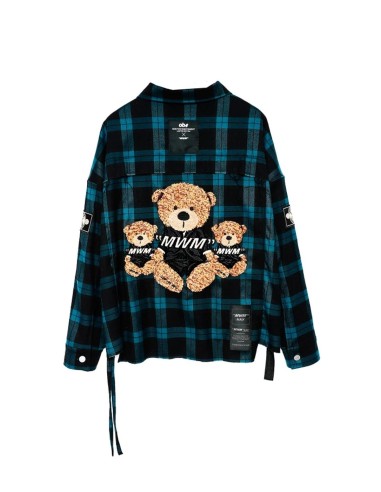 Mod Wave Movement - Camisa de Cuadros y Botones