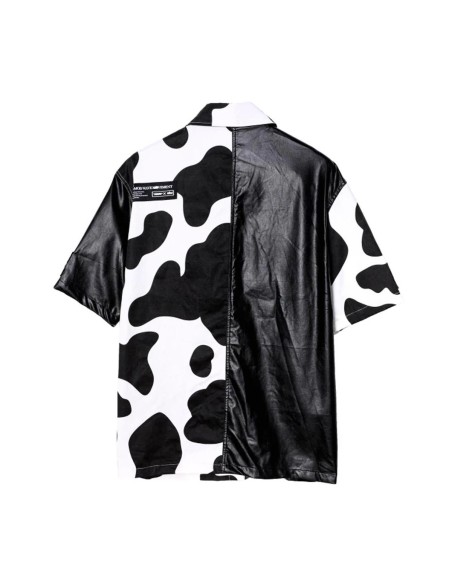 Mod Wave Movement - Camisa Negra y Blanca Botones