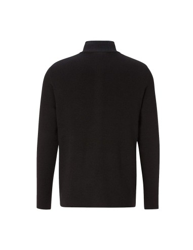 Lacoste - Chaqueta cremallera Classic Fit Negro